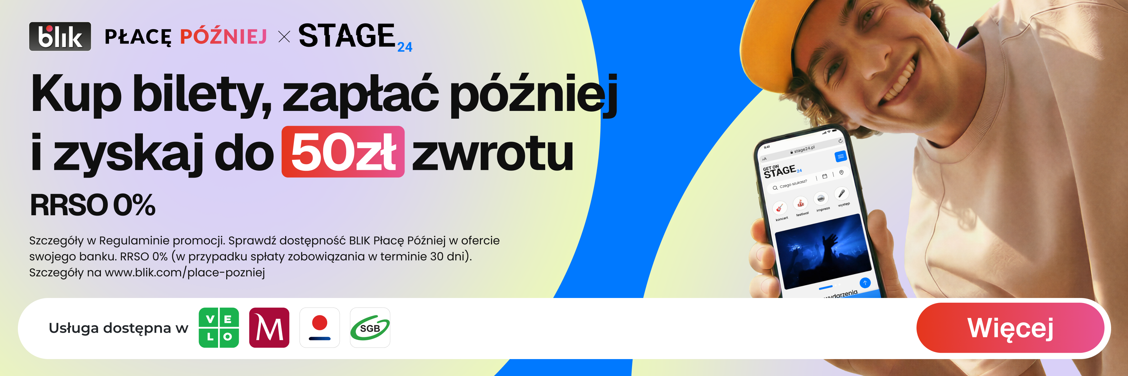 Kup bilety z BLIK Płacę później — zapłać za 30 dni bez odsetek