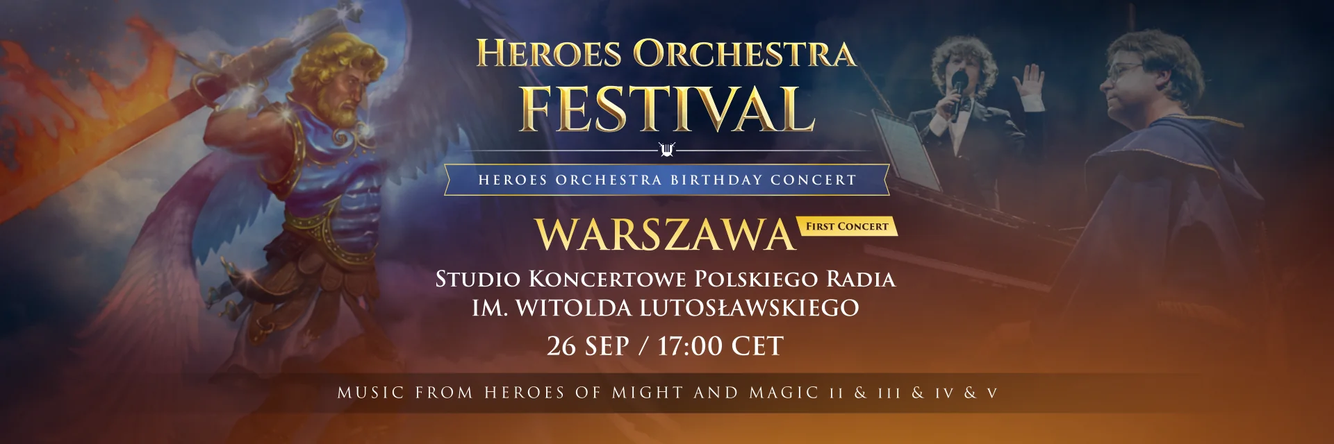 Heroes Orchestra Festival 2026 – Birthday Concert, Warszawa, Studio Koncertowe Polskiego Radia im. Witolda Lutosławskiego, 26 września 2026