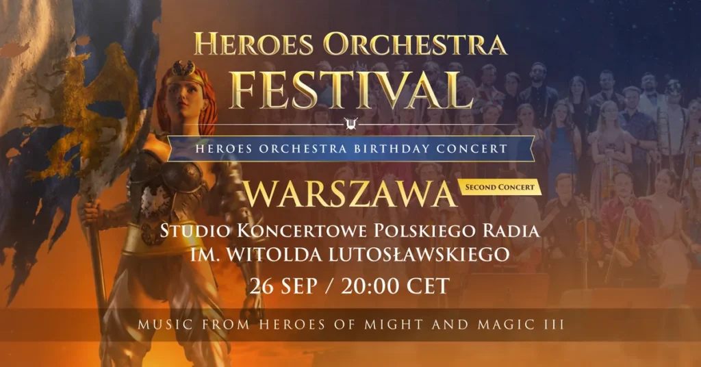 Heroes Orchestra Festival – Birthday Concert #2, Warszawa, 26 września 2026, godz. 20:00 – Music from Heroes of Might and Magic III