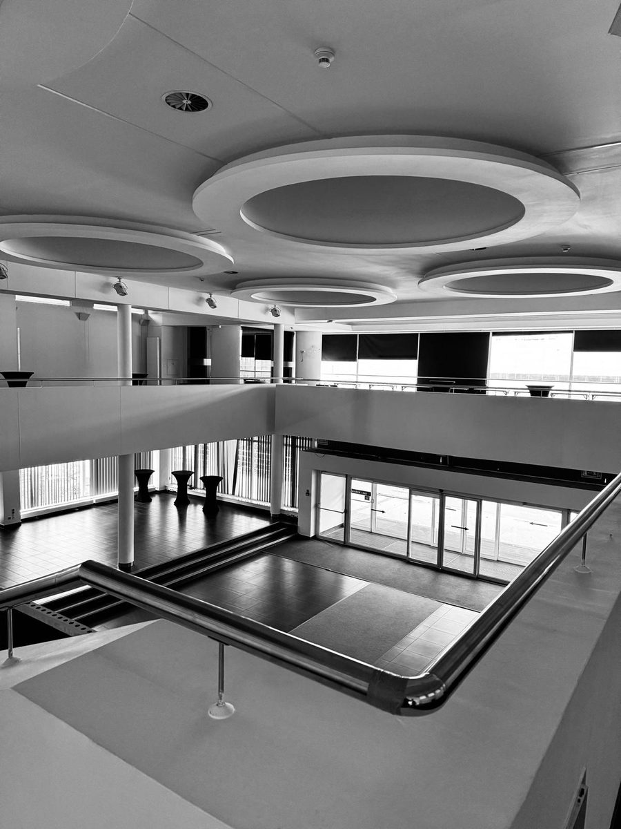 Willa MTP — atrium i wejście